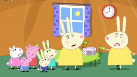 Pujsa Pepa: Prosti dan gospodične Zajec je risanka za otroke
